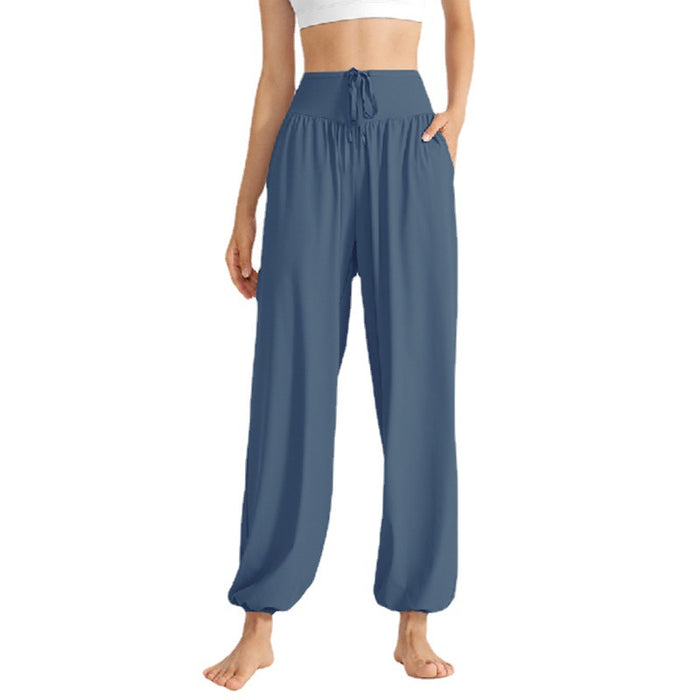 Wholesale New cool and quick drying sports pants with long legs and loose fit yoga pants for casual fitness wear