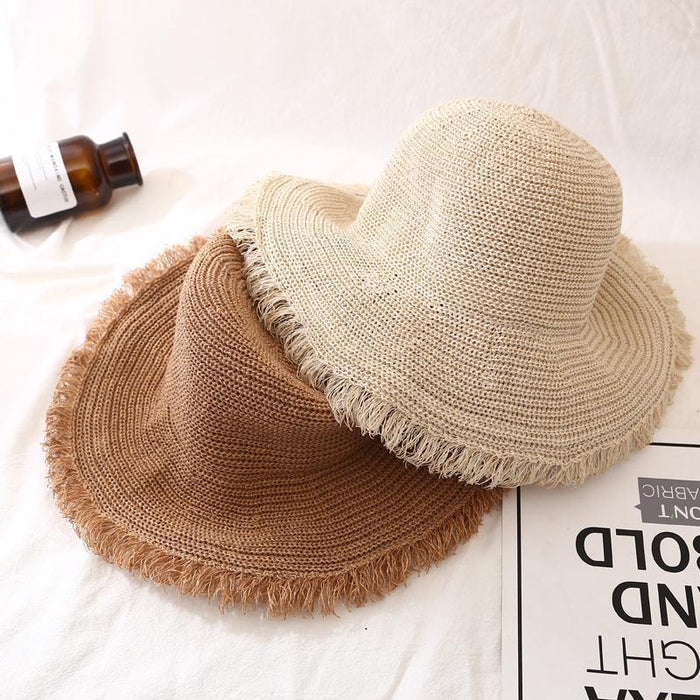 Wholesale Breathable straw hat, sunshade and sun protection fisherman hat, beach hat