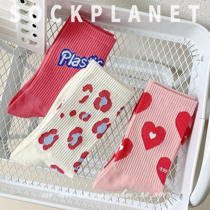 Wholesale Socks for children, mid length stockings, women's lines, personality, women's socks