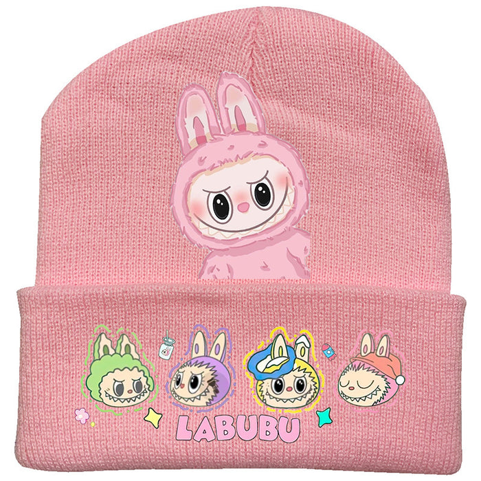 Wholesale   knitted hat autumn and winter new wool hat adult outdoor warm hat cross-border cartoon cold hat