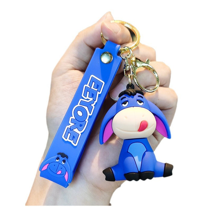 Wholesale Rubber Cartoon Doll Keychain JDC-KC-Tingm190