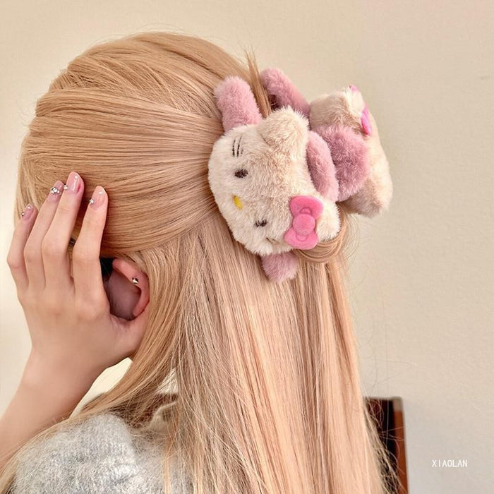 Wholesale Plush Cute Cartoon Large Hair Clips JDC-HC-Zhongx001