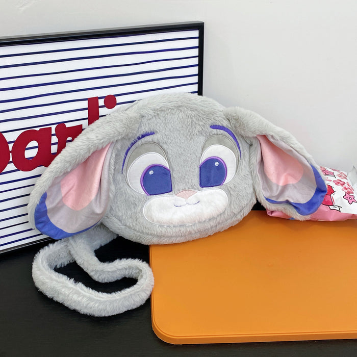 Wholesale Cute cartoon crossbody plush shoulder bag