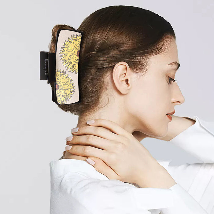 Wholesale yellow square hairpin simple all-match Hair Clips