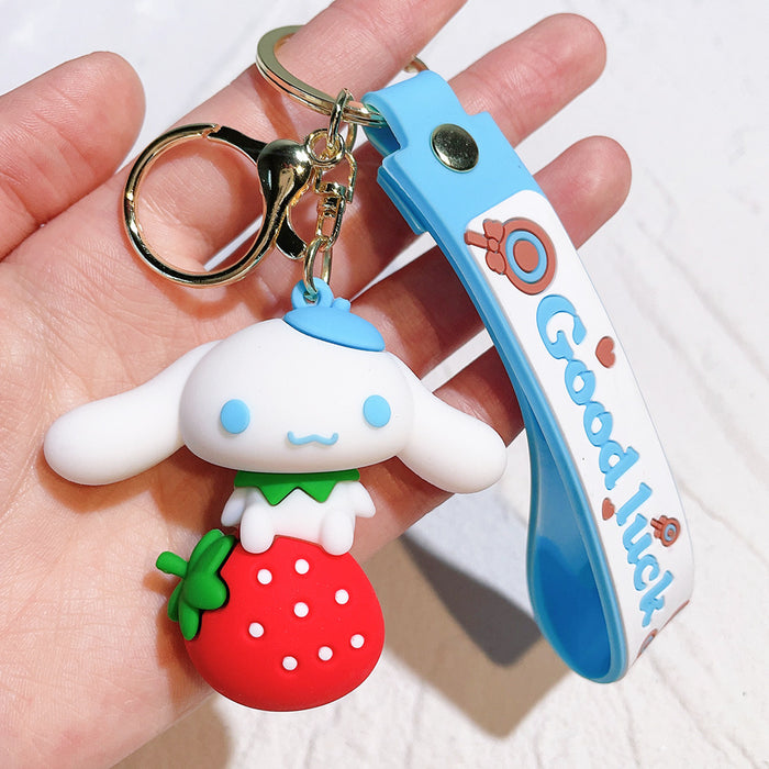 Wholesale Cartoon Silicone Doll Keychain JDC-KC-QiChao024