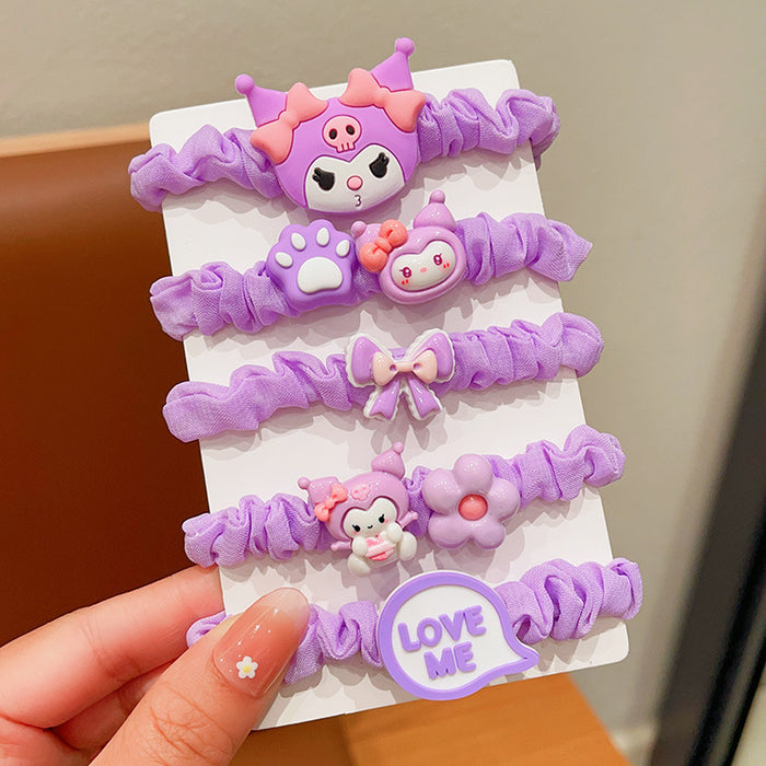 Wholesale Silicone Children Cartoon Rubber Band JDC-HS-Qinwen003