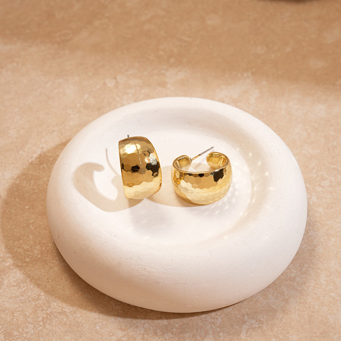 Wholesale Acrylic Star Round C-Shaped Steel Needle Earrings Unique Earrings