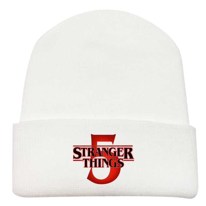 Wholesale Fashionable printed knitted hats outdoor warm hats