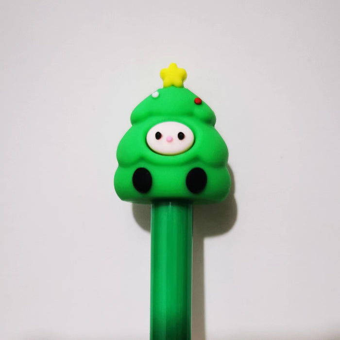 Wholesale Christmas gel pen carbon pen primary school student gift prize Christmas stationery gift water pen