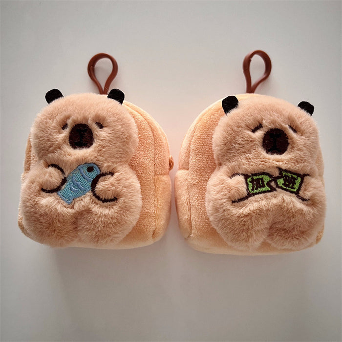 Wholesale Cute cartoon plush portable mini wallet