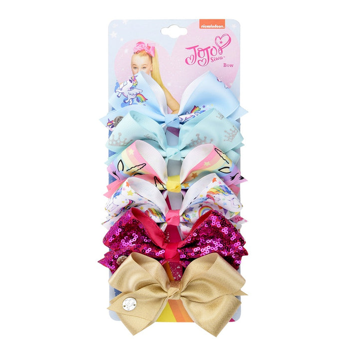 Wholesale Halloween Polyester Fabric Bow Hair Clip Set JDC-HC-Xiane018