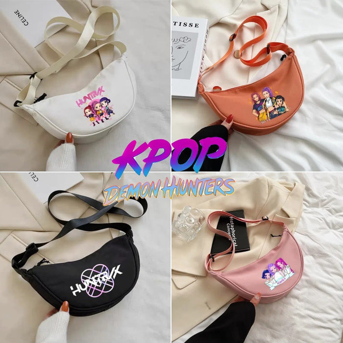 Wholesale Cartoon print lightweight simple nylon crossbody bag Shoulder Bags