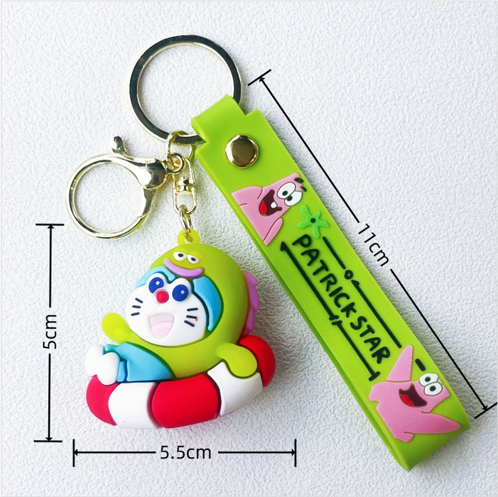 Wholesale PVC Cartoon Doll Keychain JDC-KC-WuYi053