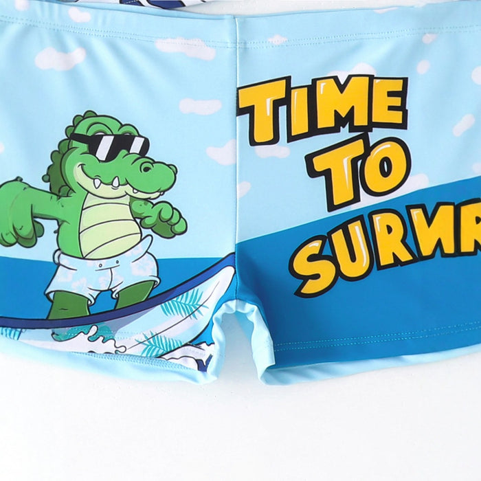 Wholesale New fashionable cartoon split training quick drying professional swimming suit for children's swimwear