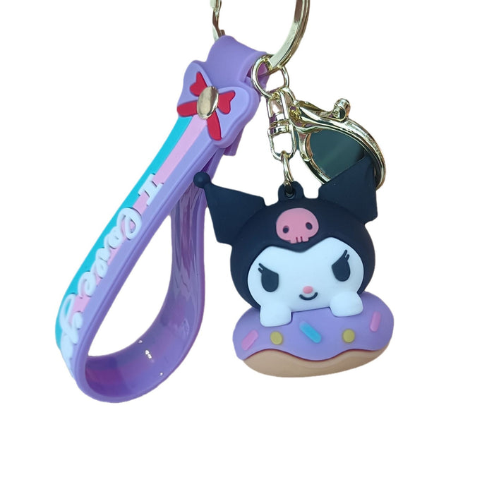 Wholesale Silicone Cartoon Doll Keychain JDC-KC-YiChang011