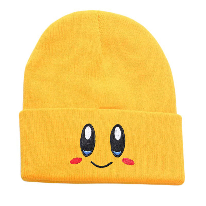 Wholesale Big Eyes Smiley Cartoon Cute Acrylic Wool Knitted Hat JDC-FH-Shengn003