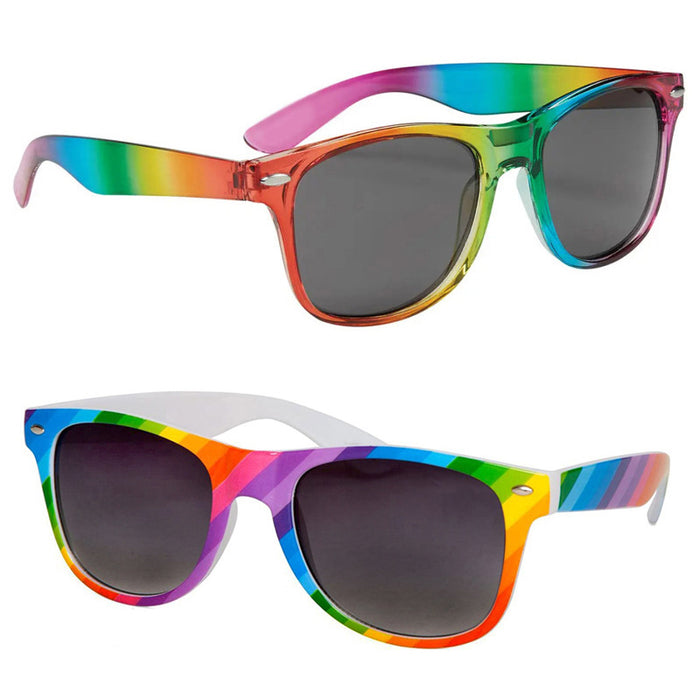Wholesale Sunglasses, rice nail sunglasses, holiday parties, rainbow glasses