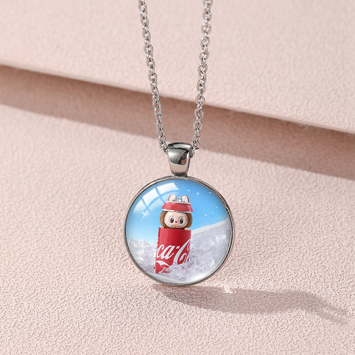 Wholesale Anime Doll Peripheral Necklace Pendant Student Sweater Chain Trinkets