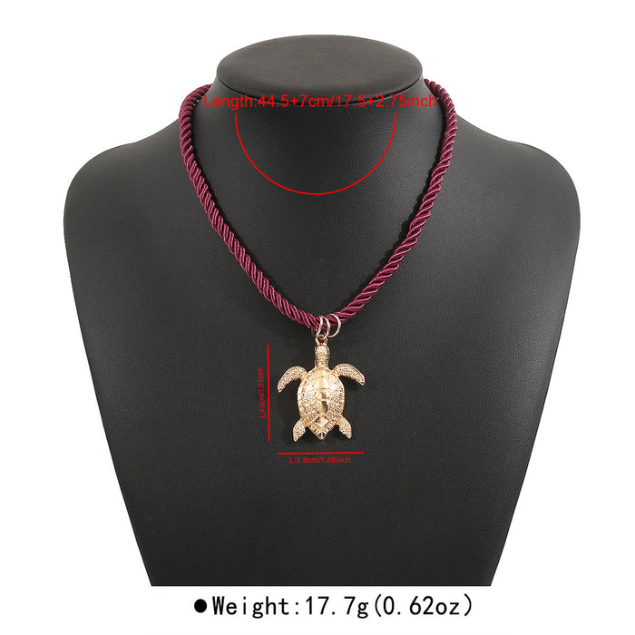 Wholesale Personalized handmade woven necklace, couple's best friend, colorful rope accessory