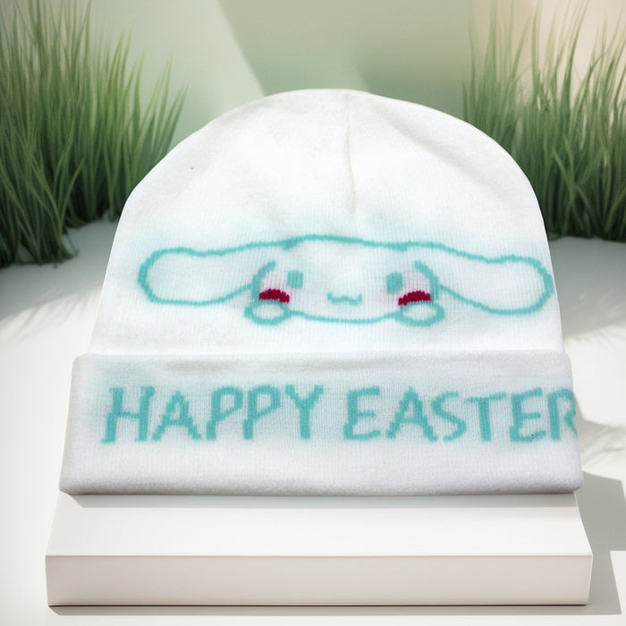 Wholesale Autumn and Winter Jacquard Knitted Hat Anime Cartoon Warm Pullover Wool Hat