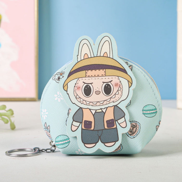 Wholesale Cute Coin Purse Keychain Cartoon Storage Doll Key Bag Doll Machine Grabber Pendant