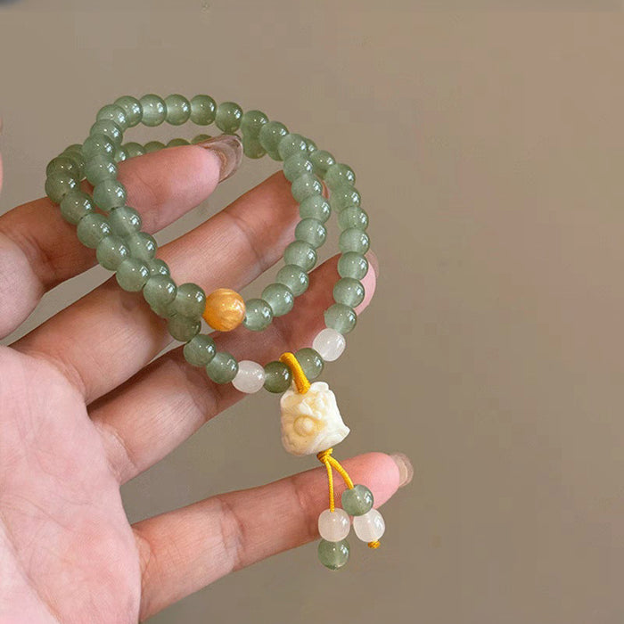 Wholesale Double layered beaded bracelet for women, simple, cold and refreshing bracelet