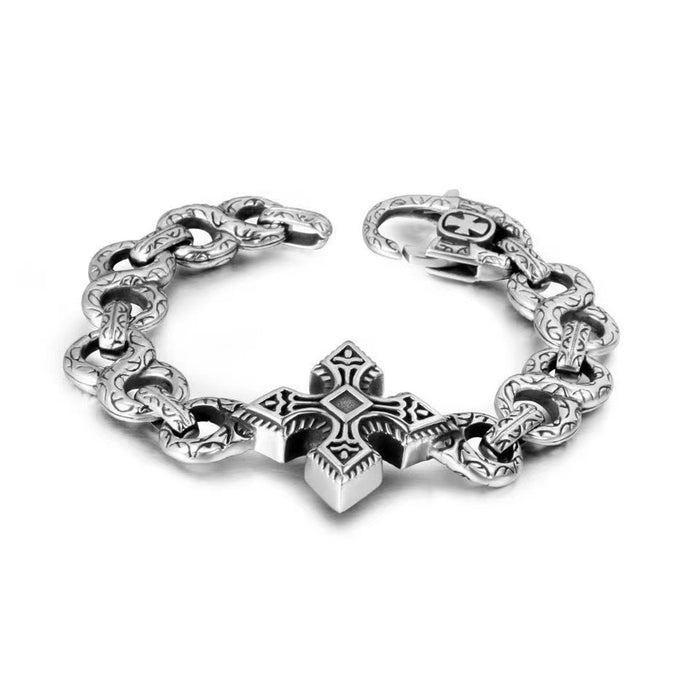 Wholesale Classic men's and women's retro cross dice bracelet