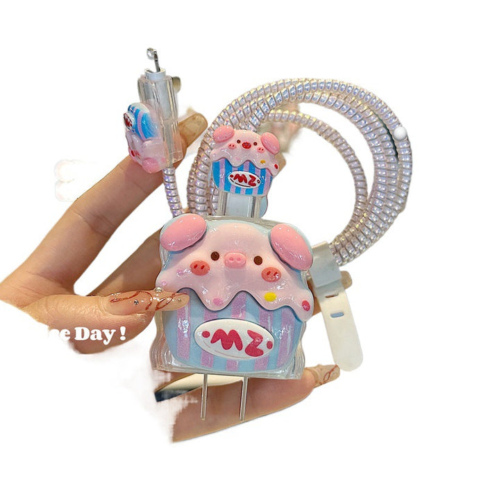 Wholesale Cartoon Character 3D Charger Protective Case 20W