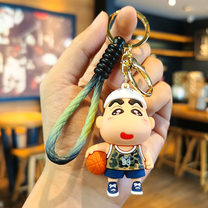 Wholesale Cartoon Silicone Doll Keychain JDC-KC-Tingm296