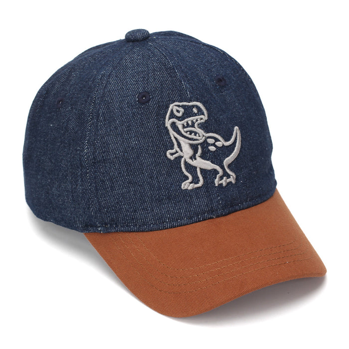 Wholesale Trendy Kids Dinosaur Embroidery Baseball Cap Sun Hat for Outdoor Casual