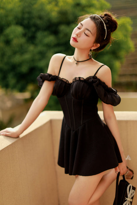 Wholesale Sweet swimsuit one-piece sexy swimsuit soaking hot spring new vacation style