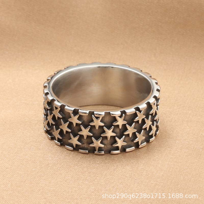 Wholesale Vintage stainless steel ring