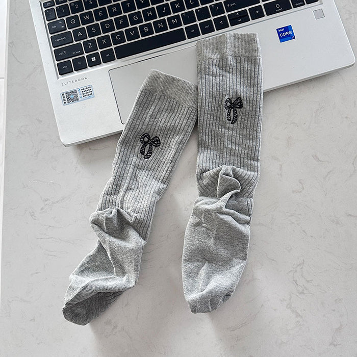 Wholesale Socks trend boneless mid tube women's socks long tube stacked socks