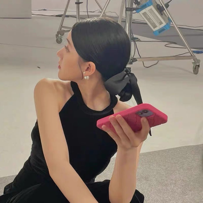 Wholesale Bow hair clip, new black spring clip, hair accessory