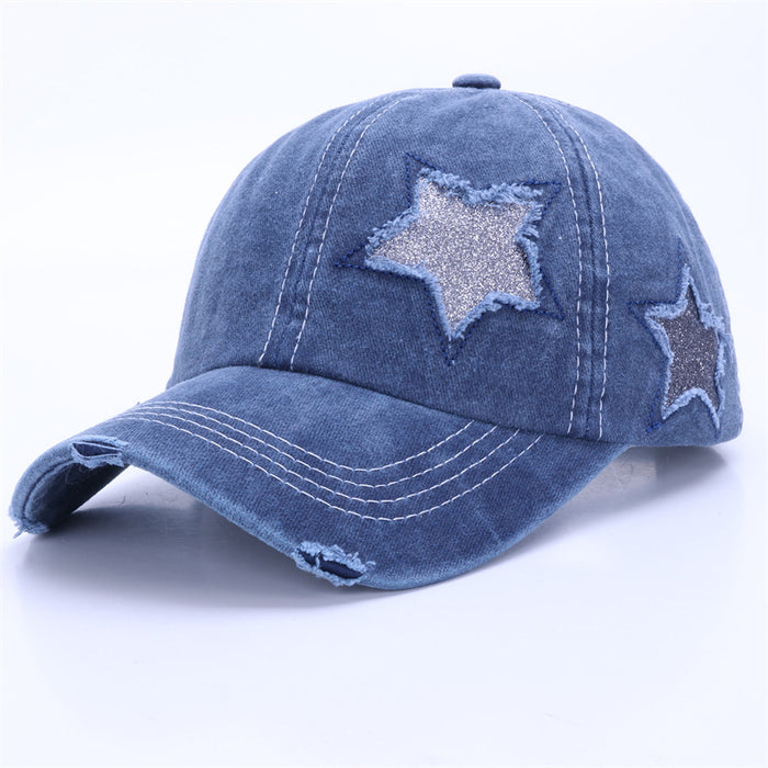 Wholesale Baseball cap for men, retro sun shading hat, washed cotton duckbill cap