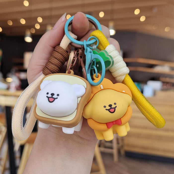 Wholesale Cartoon Silicone Doll Keychain JDC-KC-ZhuoRan013