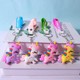 Wholesale Cartoon Cute Rainbow Pony Plush Keychain