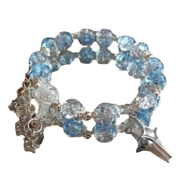 Wholesale Glass bracelet, niche, personalized design, versatile, high-end