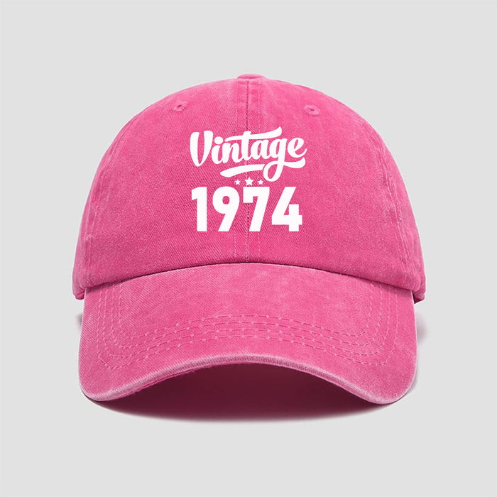 Wholesale Washed cotton printed vintage baseball cap, soft top sun hat