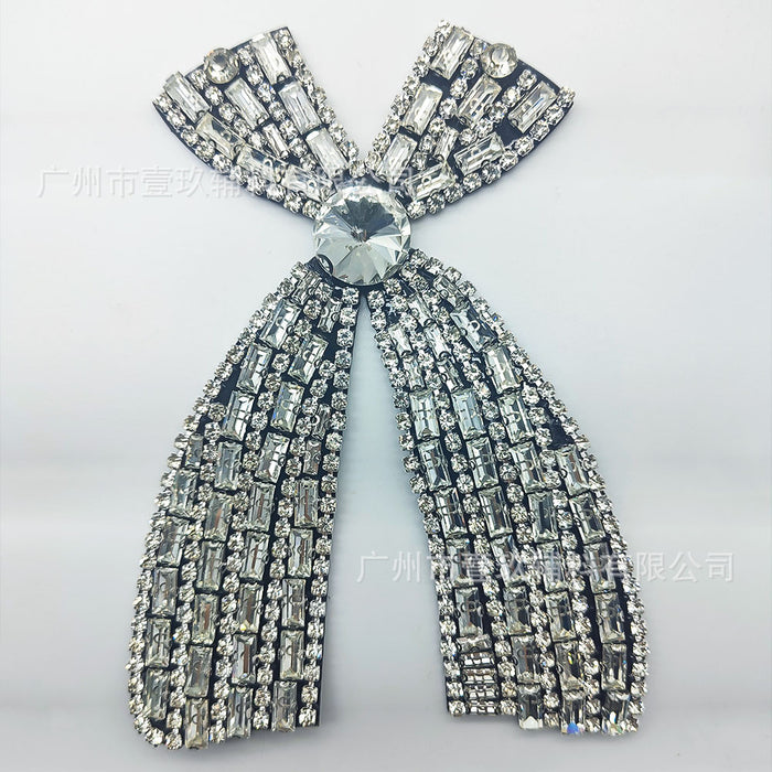 Wholesale DIY Rhinestone Bow Clothing Accessories and Pendants