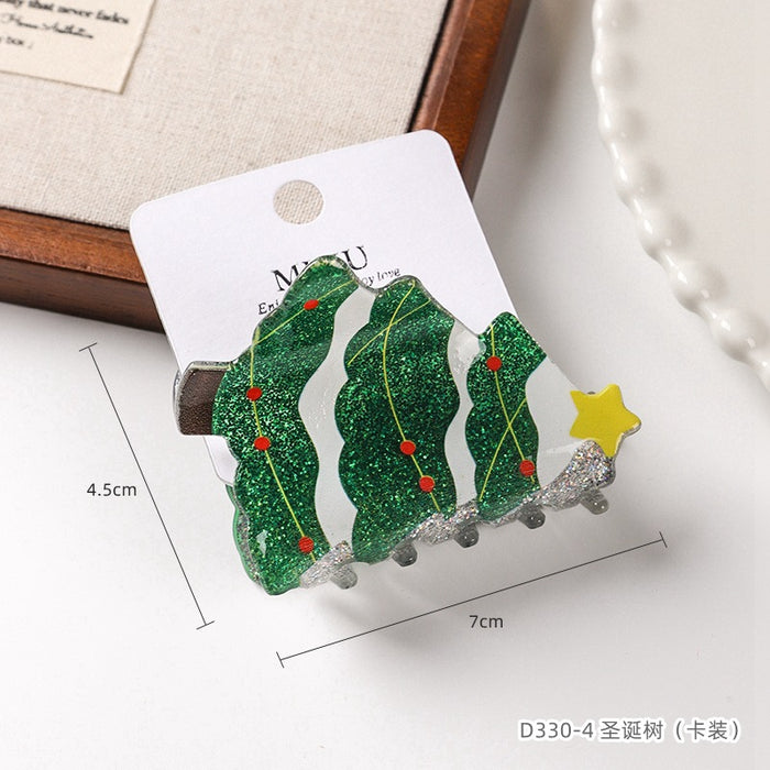 Wholesale Christmas Acrylic Grab Clip Versatile Shark Clip