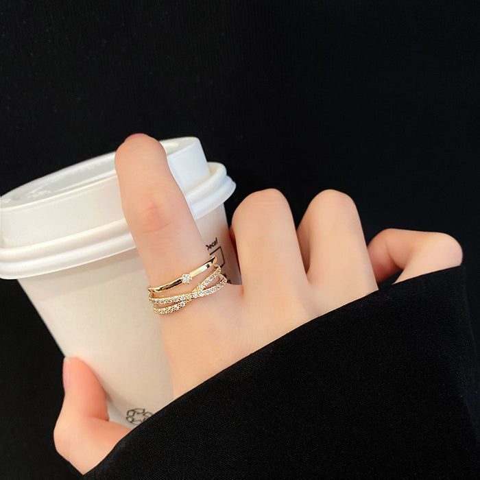Wholesale Stylish Geometric Ring
