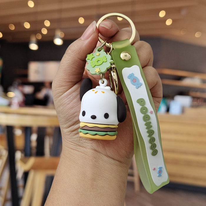 Wholesale Cartoon Silicone Doll Keychain JDC-KC-ZhuoRan016