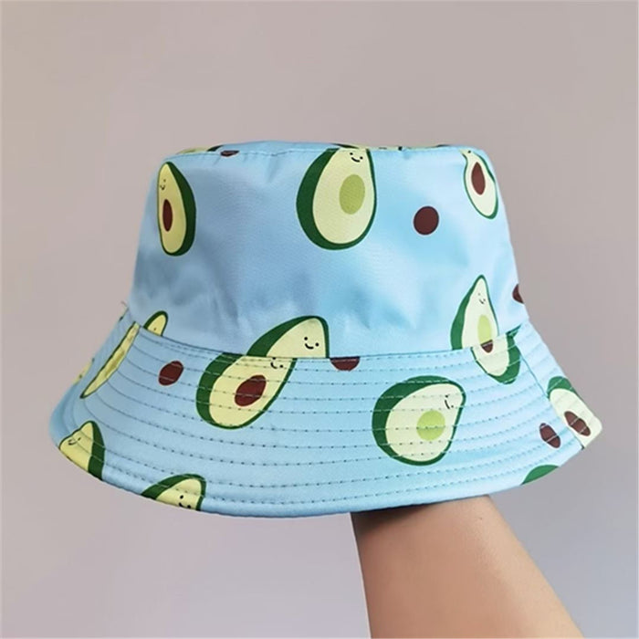 Wholesale  creative avocado  adult casual sunshade basin hat