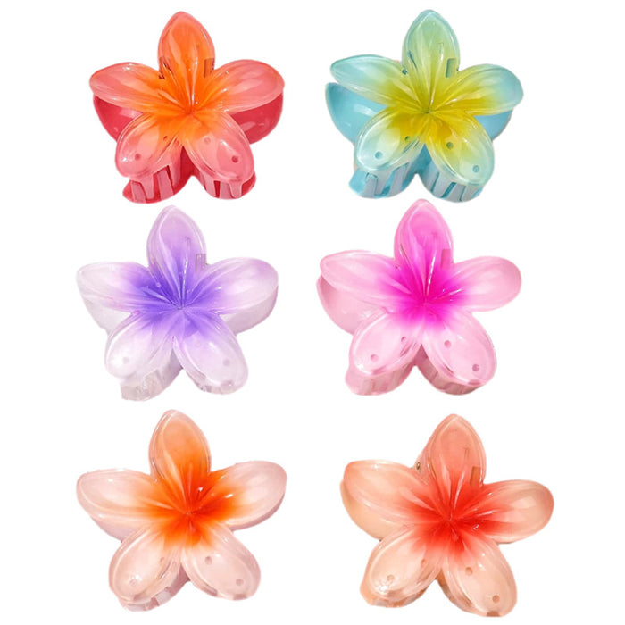 Wholesale Explosions Color Egg Flower Hair Clips