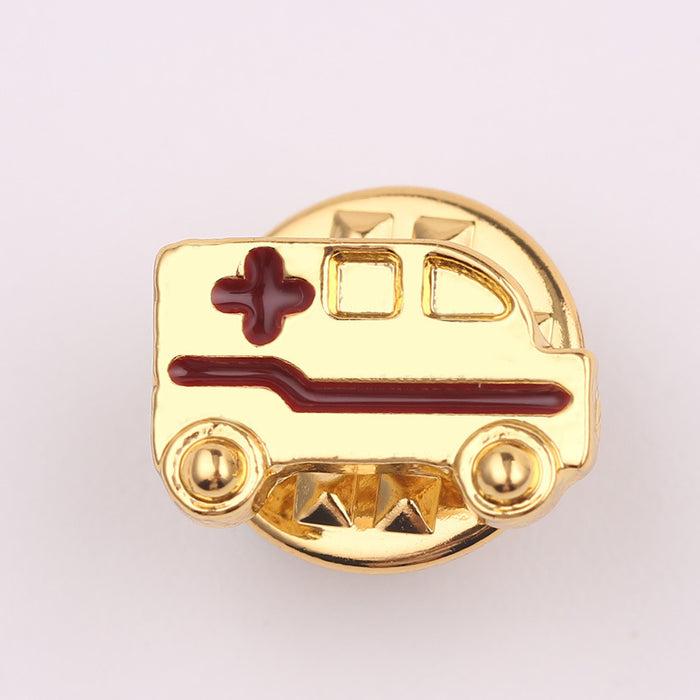 Wholesale Medical Series Metal Enamel Brooch Stethoscope Electrocardiogram  Doctors and Nurses Badges
