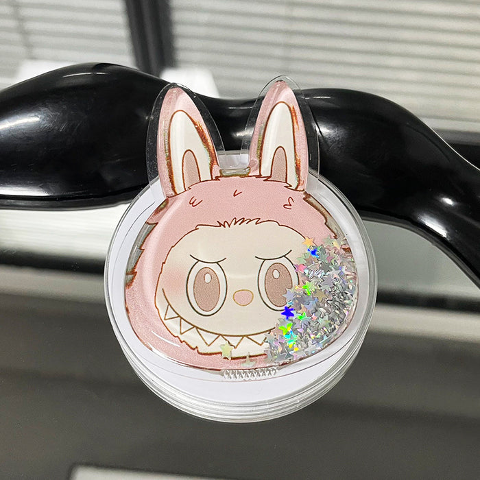 Wholesale Creative Flowing Sand Soft Pack Cartoon Phone Stand