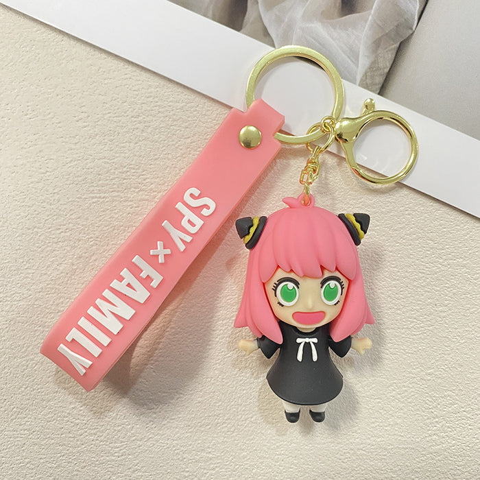 Wholesale Cute PVC Cartoon Keychains for Couples