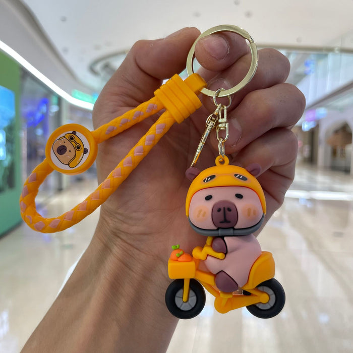 Wholesale Keychain Cartoon Dolphin Doll Bag Pendant Car Pendant Couple Exquisite Small Gift Wholesale