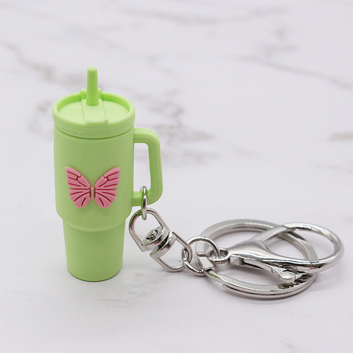 Wholesale Keychain Pendant Ice Bully Cup Key Chain Water Cup Decoration Accessories